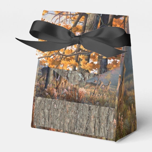 Hjort-familjen spelar i Fält Presentaskar (Framsidan Sidan)