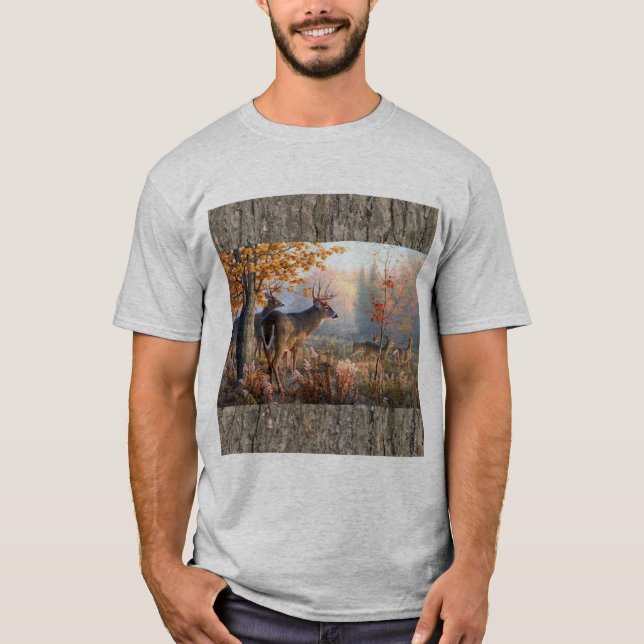 Hjort-familjen spelar i Fält T Shirt (Framsida)