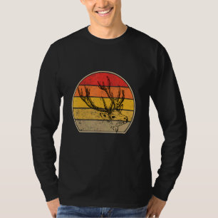 Hjort Farmer Retro Vintage Forest Animal T Shirt