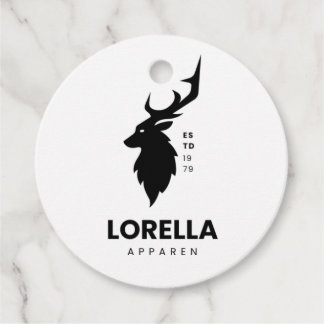 Hjort favärde-tagg gåvor etiketter