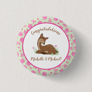 Hjort Fawn Baby Shower Knapp
