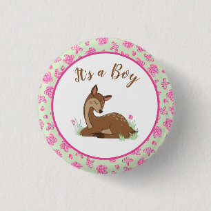 Hjort Fawn Baby Shower Woodland Animals Knapp