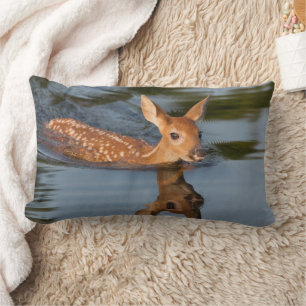 Hjort Fawn Minnesota Lumbarkudde