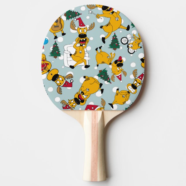 Hjort Festive: juldesign Mönster Pingisracket (Framsidan)