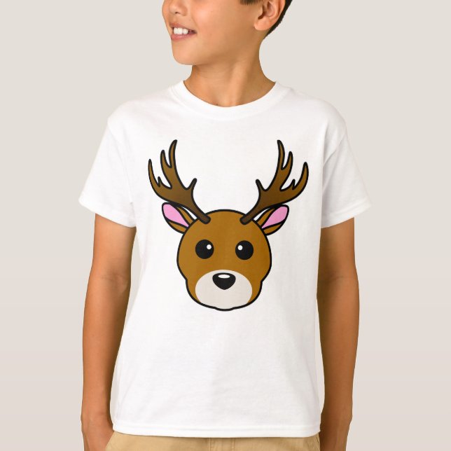 Hjort för akut Tecknad T Shirt (Framsida)
