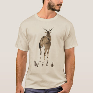 Hjort för vild t shirt