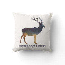 Hjort Forest, vattenfärg med Namn