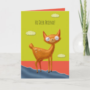 Hjort Friend Valentine Card Helgkort