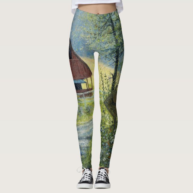 "Hjort genom korsning" Leggings (Framsida)