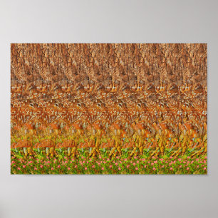 Hjort - Gömt 3D-utskrift Poster