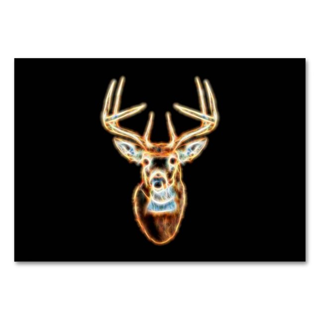 Hjort Head Energy Spirit-design Bordsnummer (Framsidan)