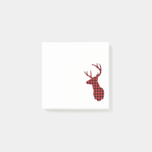 Hjort Head - Rustic Red Play Post-it Block