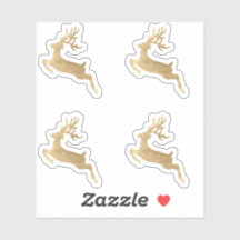 Hjort Head Stag Buck Helgdagars Julkuvert Go