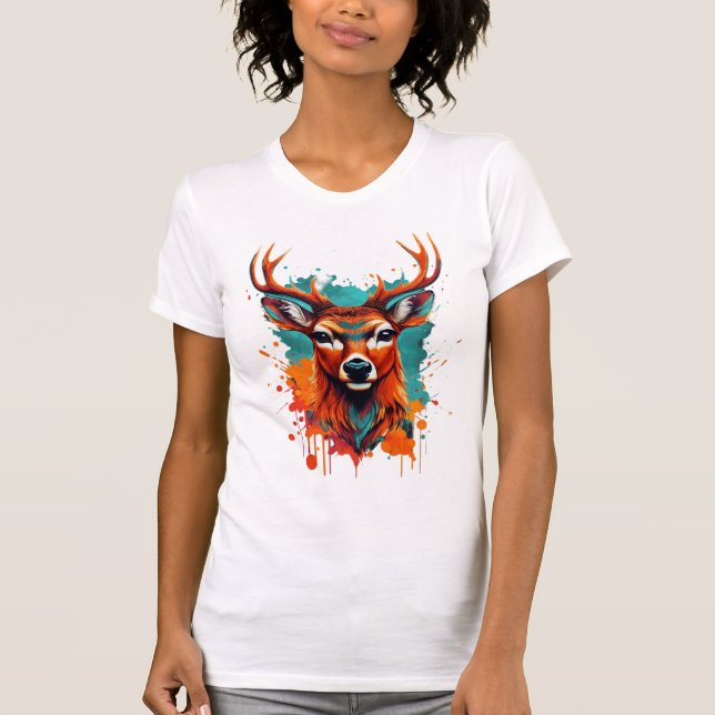 Hjort Head T Shirt (Framsida)