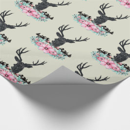 Hjort Head w/ Flowers & Mountains Presentpapper