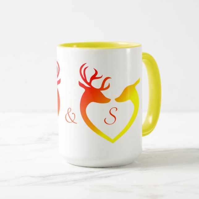 Hjort Heart Mugg (Framsida höger)