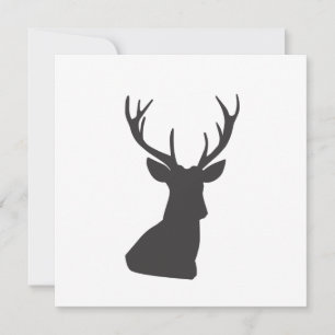 Hjort Hjort Silhouette Silhouette Animal Vild Post
