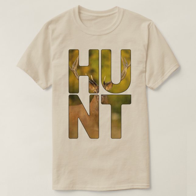 Hjort Hunt T Shirt (Design framsida)