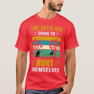 Hjort Hunt T Shirt Design