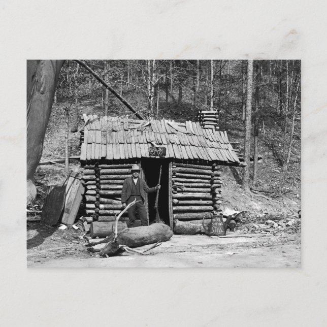 Hjort Hunter 1901 Vykort (Framsida)