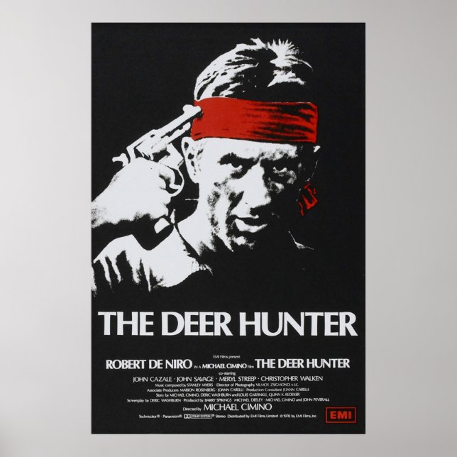 Hjort Hunter 1978 Movie Art Poster (Framsidan)