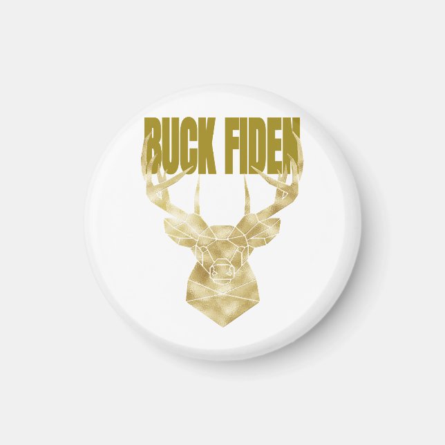 Hjort Hunter Buck Fiden Policy Anti-BIden Wall H Magnet (Framsidan)