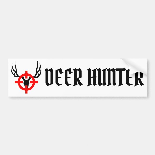 Hjort Hunter - Bullseye Bildekal (Framsidan)