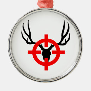Hjort Hunter - Bullseye Julgransprydnad Metall