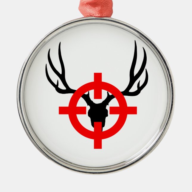 Hjort Hunter - Bullseye Julgransprydnad Metall (Framsidan)