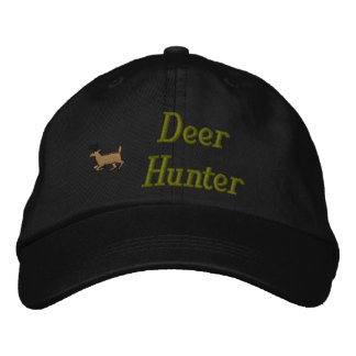 Hjort Hunter Embroized Hat Broderad Keps