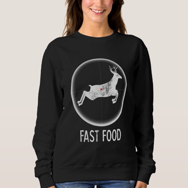 Hjort Hunter Fast Food T Shirt (Framsida)