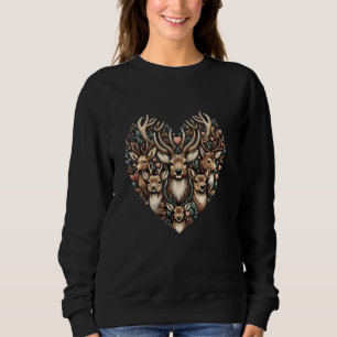 Hjort Hunter Kärlek Vild Animal Art Älskare Hunter T Shirt