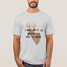 Hjort Hunters humoristiska T-Shirt