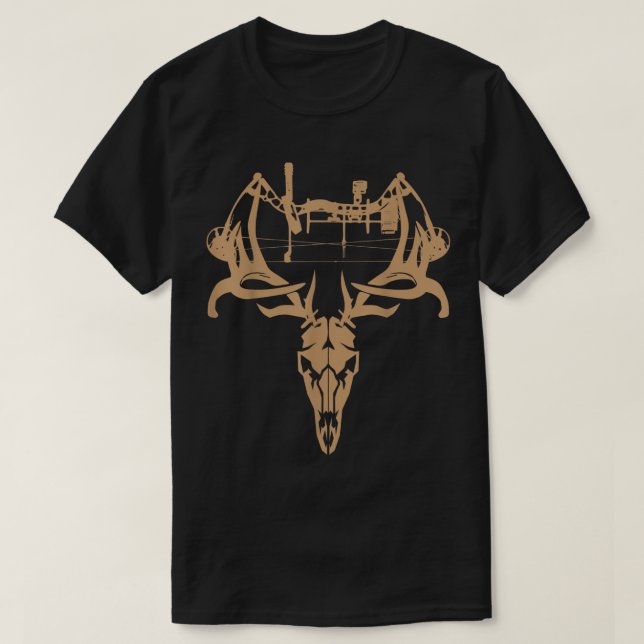 Hjort Hunting Bow - Gif for Bow Hunters T Shirt (Design framsida)