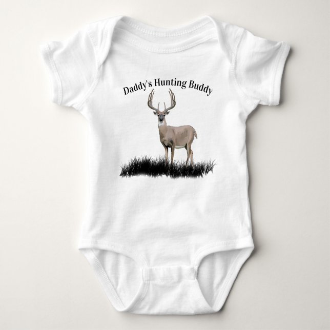 Hjort Hunting Buddy T Shirt (Framsida)