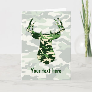 Hjort Hunting Camo Buck Kort