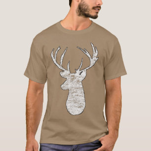 Hjort Hunting Camo Flagga 2Side T Shirt