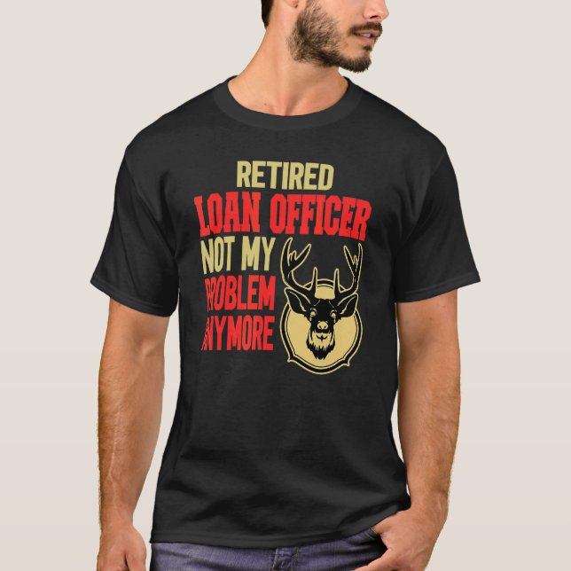 Hjort Hunting för pensionerade lån T Shirt (Framsida)