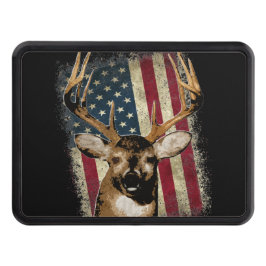 Hjort Hunting Gifts, Patriotic Buck Hjort Dragkroksskydd