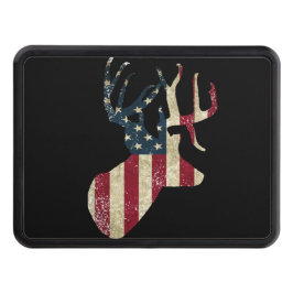 Hjort Hunting Gifts, Patriotic Buck Hjort Dragkroksskydd