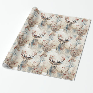 Hjort Hunting jul Antlers Presentpapper