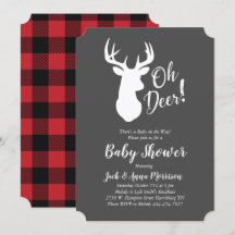 Hjort Hunting Lodge Baby Shower Antlers