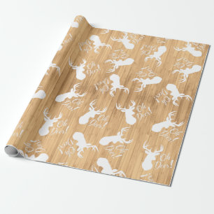 Hjort Hunting Lodge Baby Shower Antlers Presentpapper
