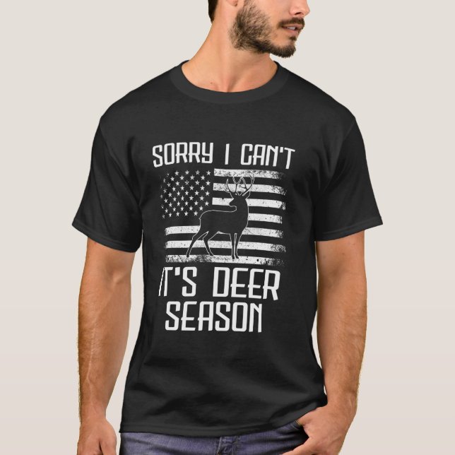 Hjort Hunting Manar beklagar Hjort Season Funny Hu T Shirt (Framsida)