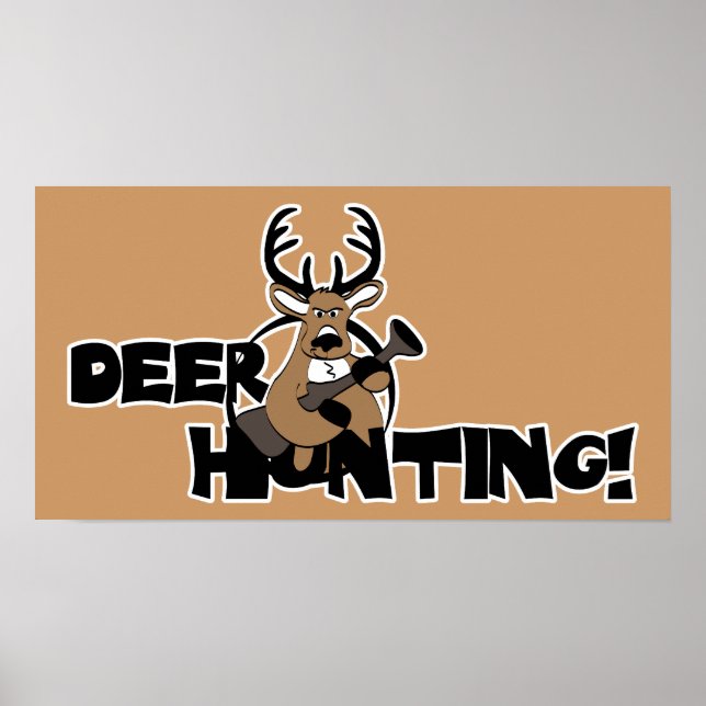 Hjort Hunting Poster (Framsidan)
