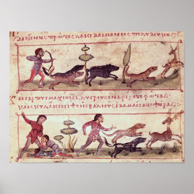 Hjort Hunting Poster (Framsidan)