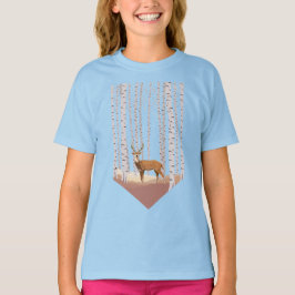 Hjort i Birch skogen T Shirt