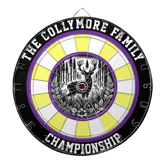 Hjort i Forest Precision-mål Darttavla (Framsidan)