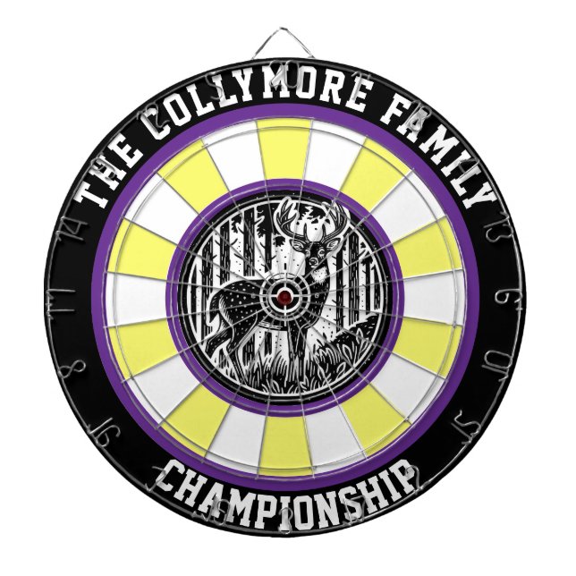 Hjort i Forest Target Art Darttavla (Framsidan)