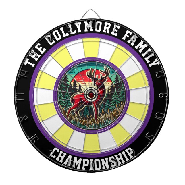 Hjort i Forest Wall Decor Darttavla (Framsidan)